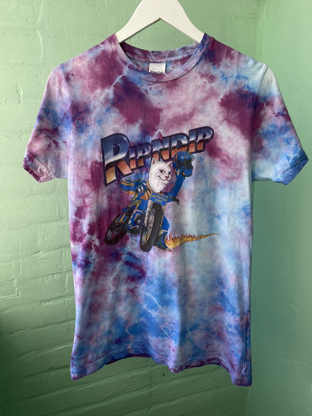 Japanese Brand RIPNDIP Speed Racing Tee Spiral Dye Size US M / EU 48-50 / 2 - 1 Thumbnail