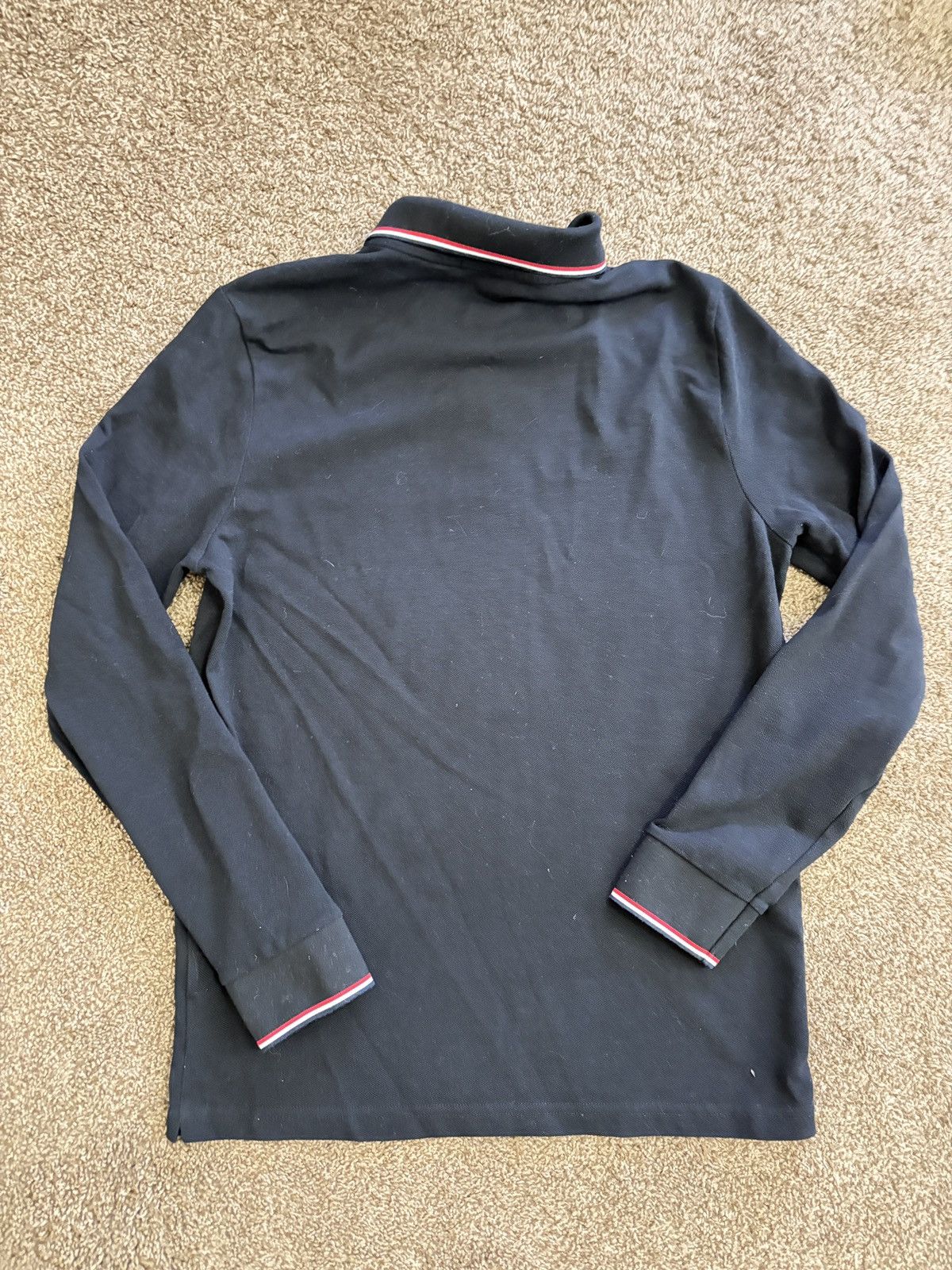 Moncler Moncler Black Long Sleeve Polo Size US M / EU 48-50 / 2 - 3 Thumbnail