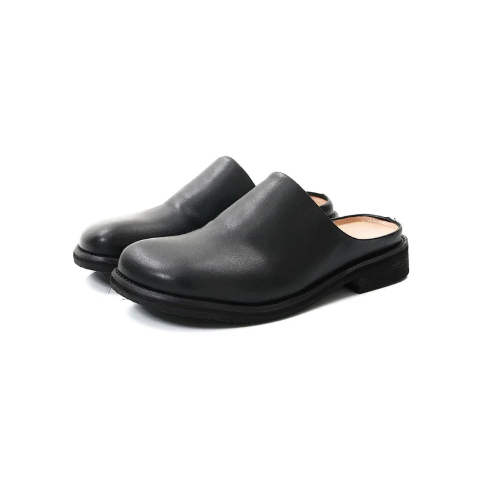 Leather Structured Leather Slip-On Mules Size US 11 / EU 44 - 1 Thumbnail