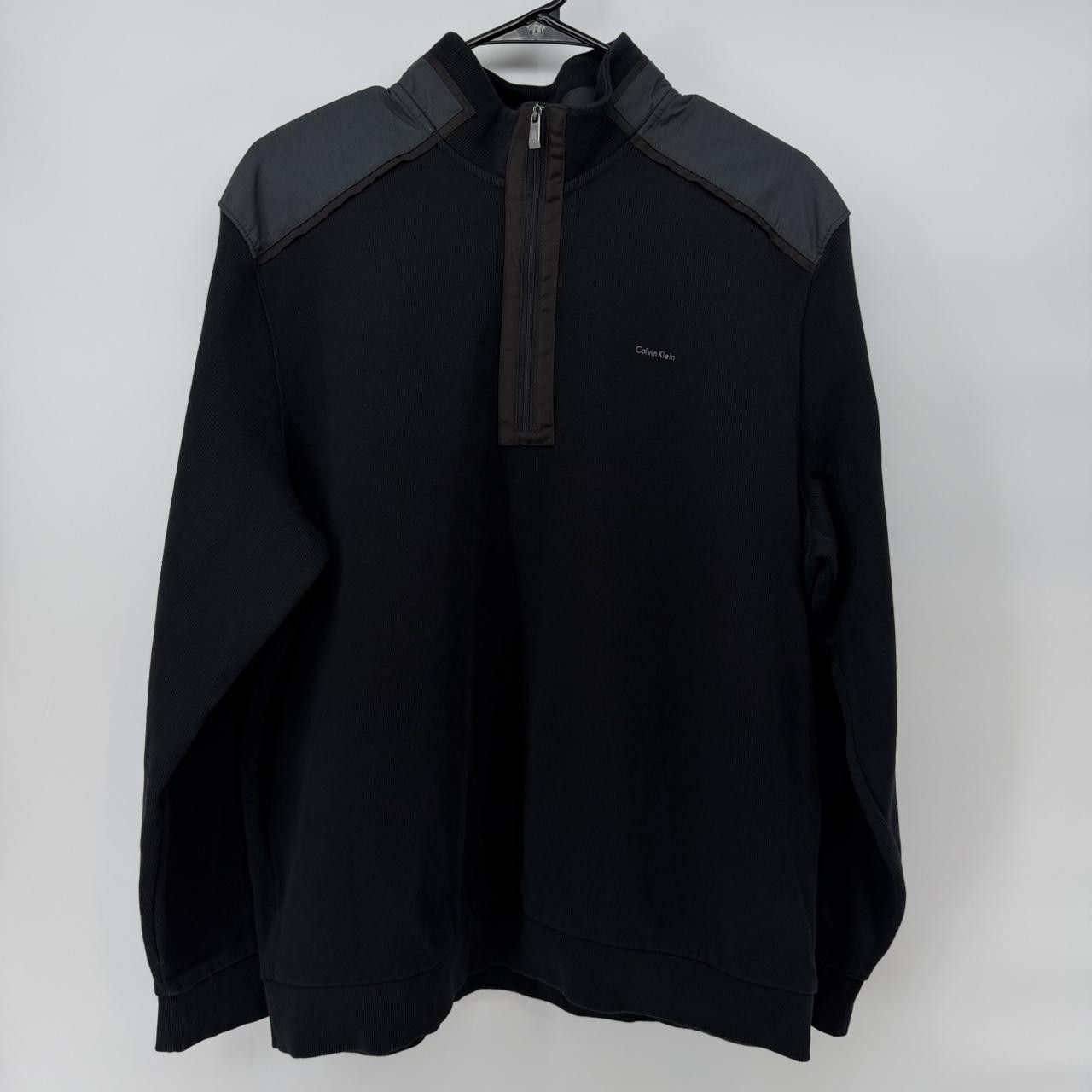 Calvin Klein Calvin Klein 1/4 Zip Mock Neck Sweater Jacket Men Size XL Size US XL / EU 56 / 4 - 1 Thumbnail