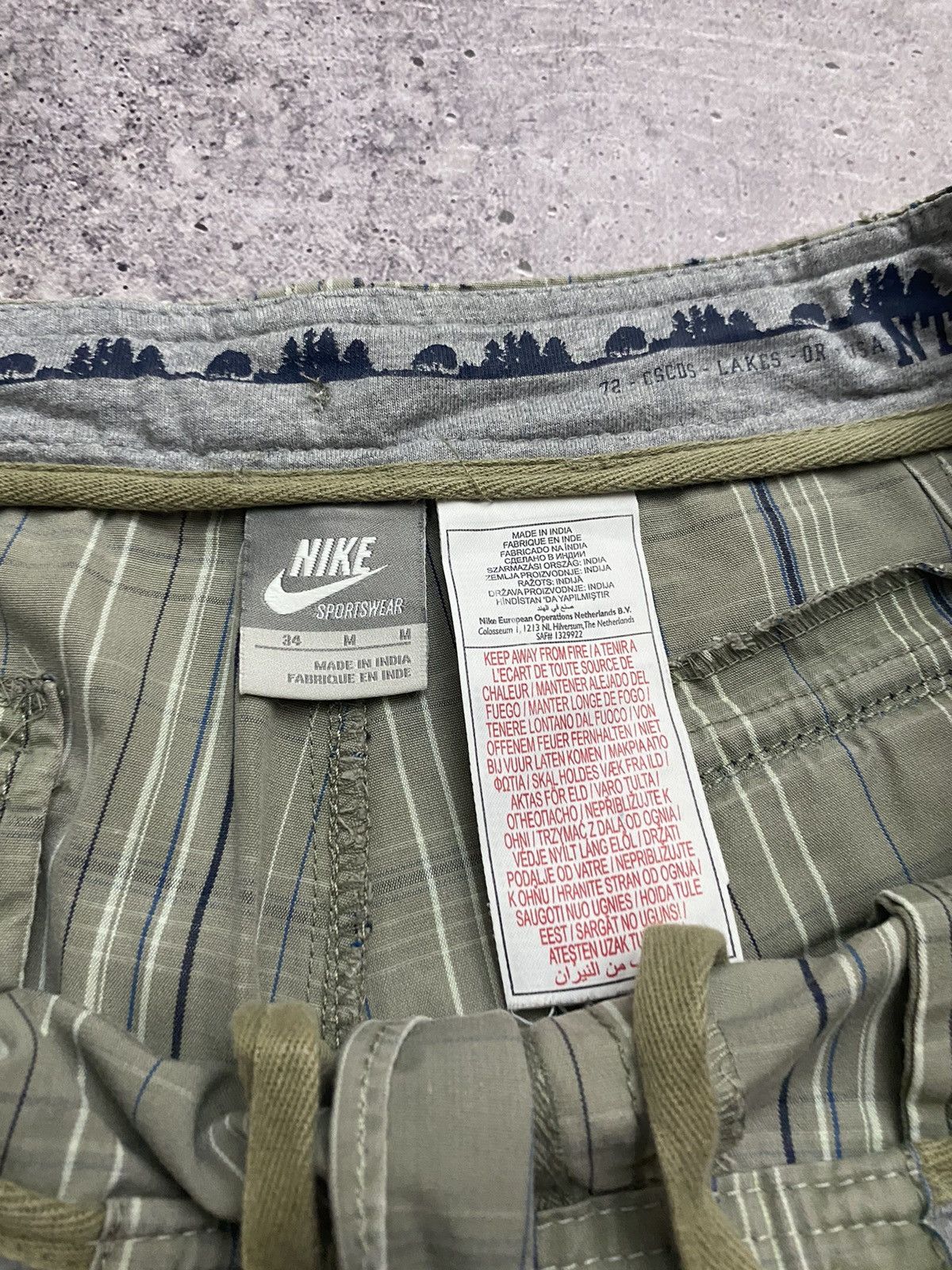 Nike × Vintage Nike vintage cargo shorts Size US 34 / EU 50 - 5 Thumbnail