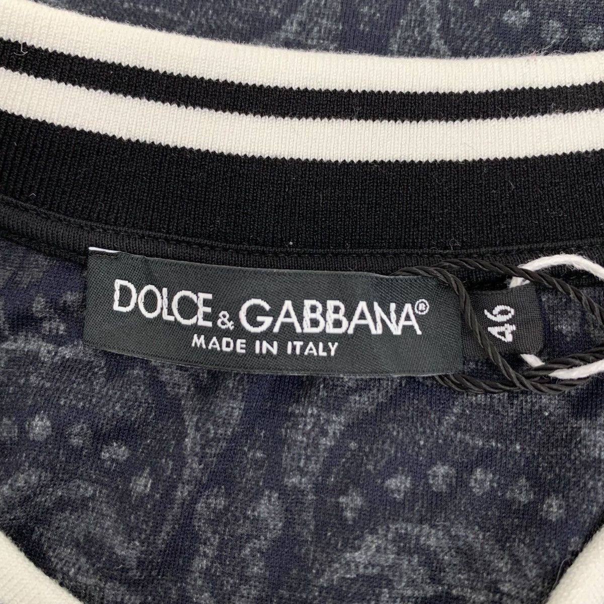 Dolce & Gabbana Dolce & Gabbana Cotton Crew Neck Short Sleeve T-Shirt K26WX Size US S / EU 44-46 / 1 - 5 Thumbnail