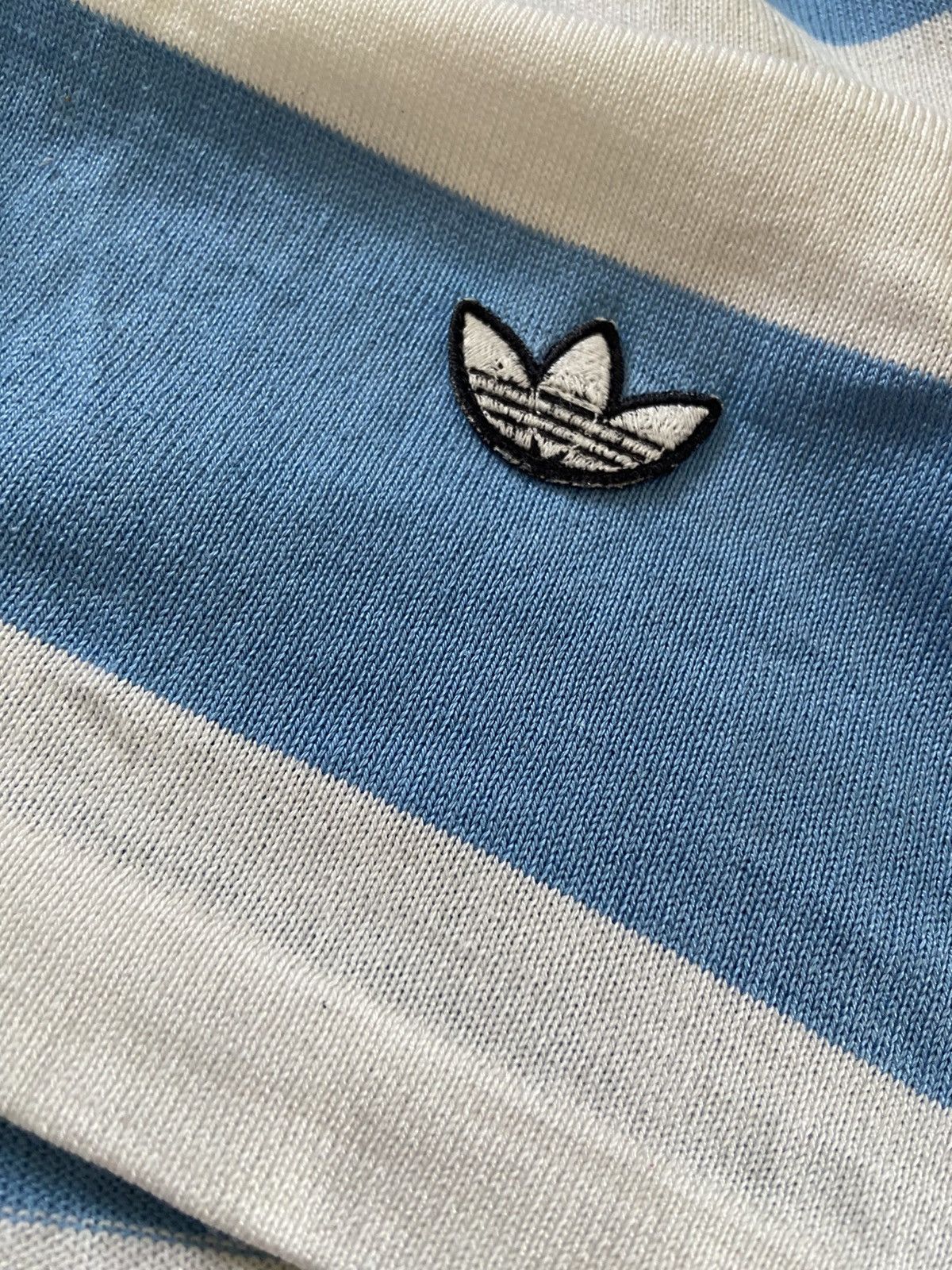 Adidas Vintage Adidas Rugby Jersey Striped Polo Shirt Size US M / EU 48-50 / 2 - 10 Thumbnail