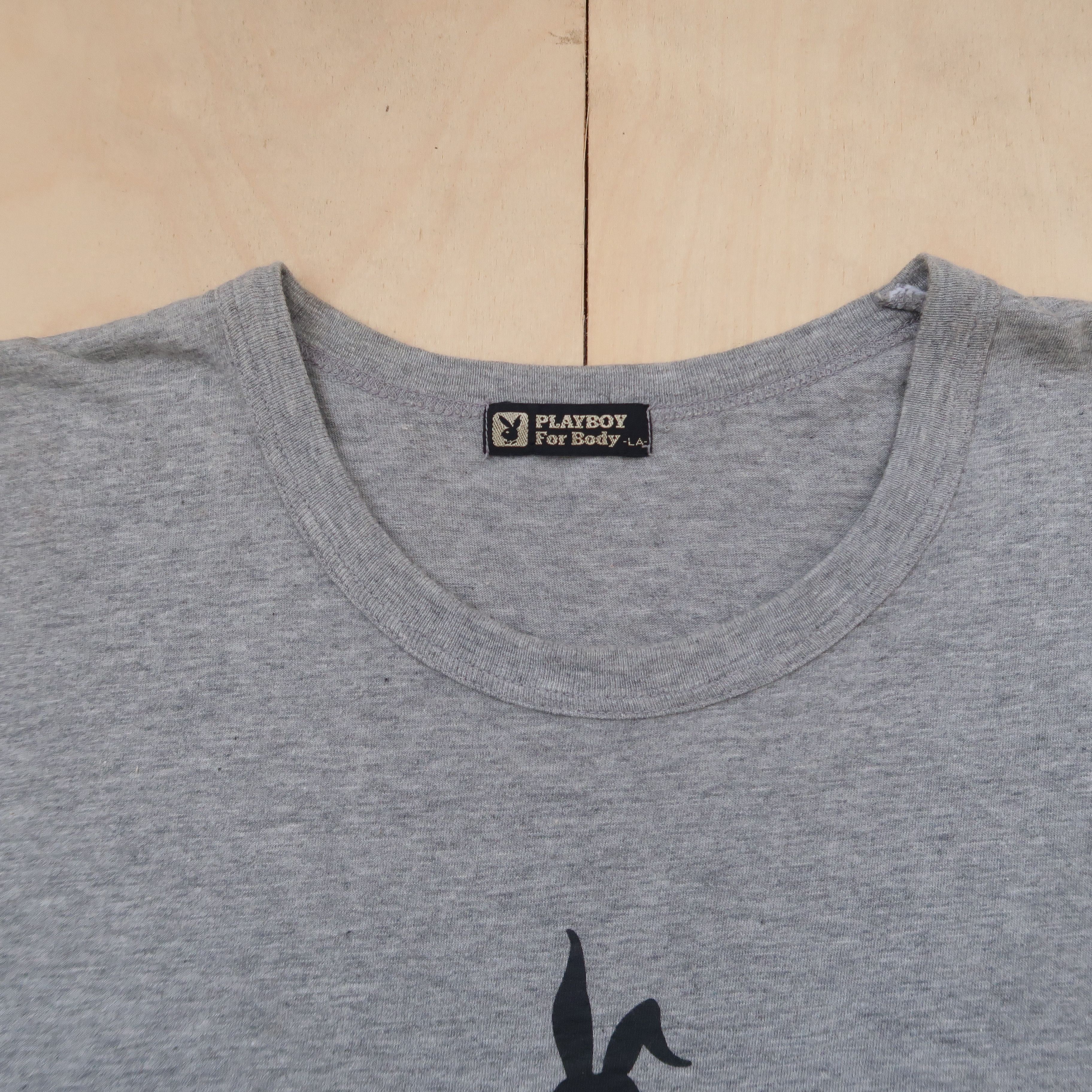 Japanese Brand 1980s Playboy for Body "Need a Ride" Sexy Girl T-Shirt Size US L / EU 52-54 / 3 - 3 Thumbnail