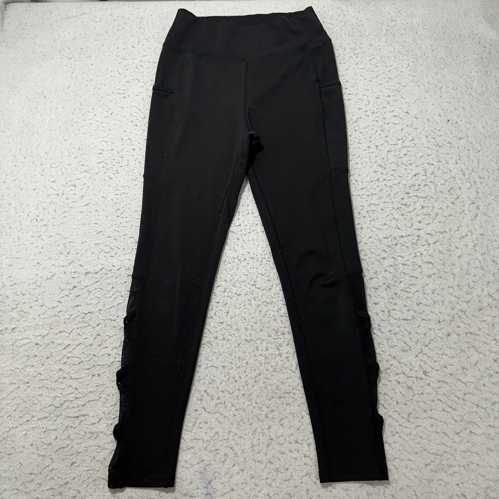 Other POP Fit Small Ankle Leggings Pull On Stretch Cross Lace Size 28" / US 6 / IT 42 - 1 Thumbnail