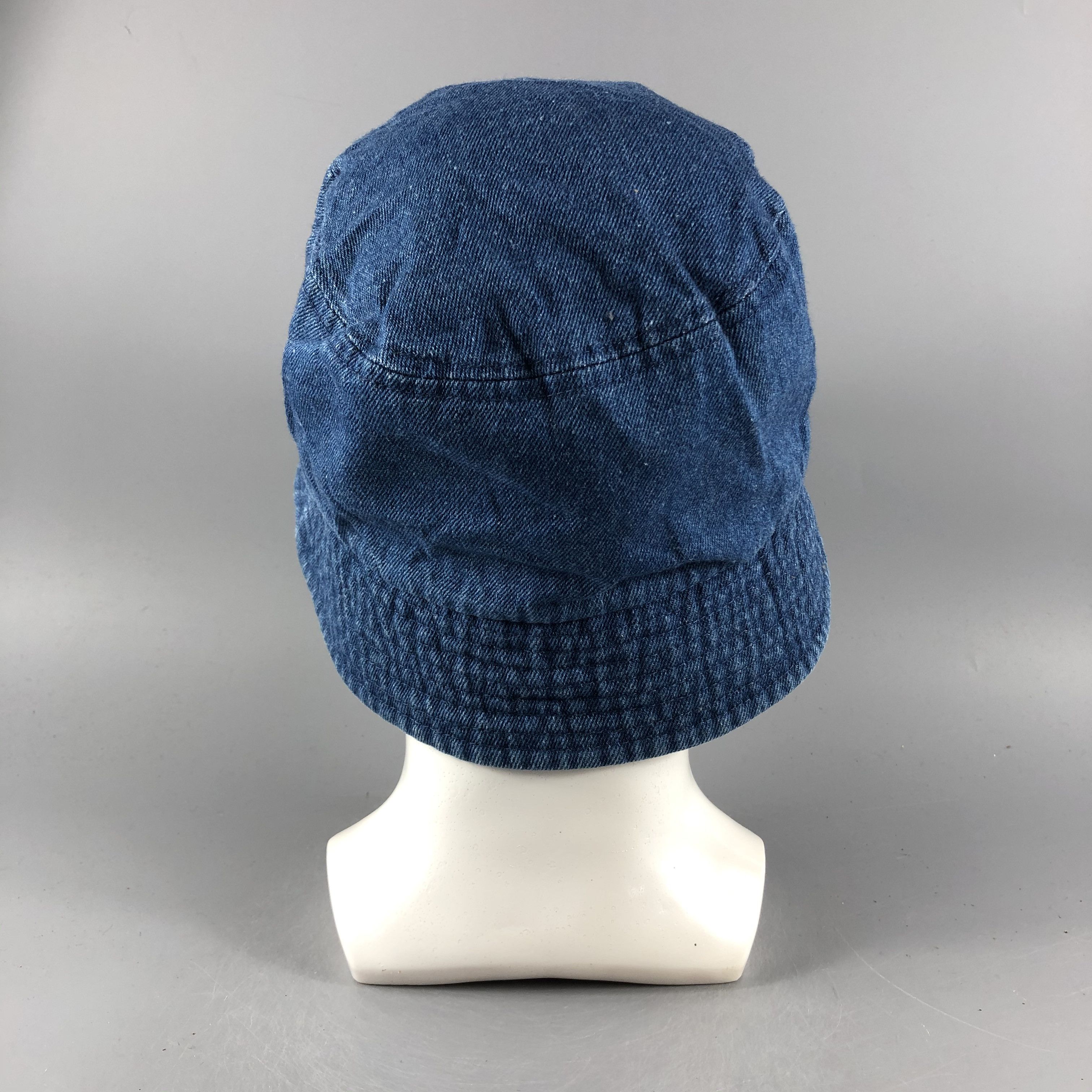 Japanese Brand × Other × Vintage Unknown Denim Cloche Hats -D716 Size ONE SIZE - 2 Thumbnail