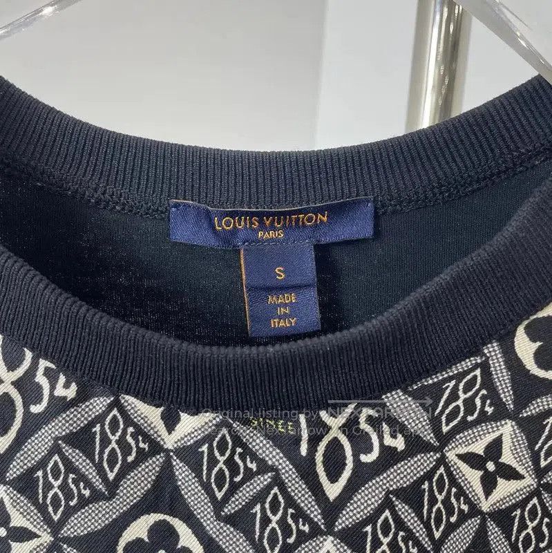 Louis Vuitton Louis Vuitton Black Cotton T. Size M / US 6-8 / IT 42-44 - 4 Thumbnail