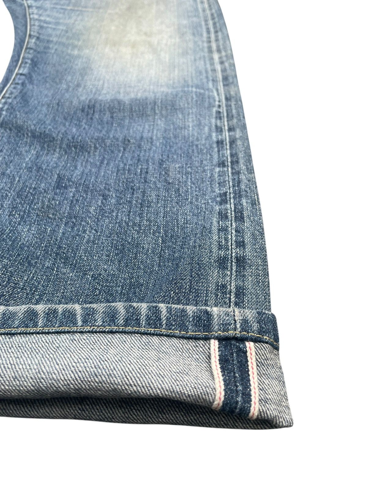 Japanese Brand × Uniqlo Uniqlo Selvedge Distresed Jeans Size US 36 / EU 52 - 3 Thumbnail