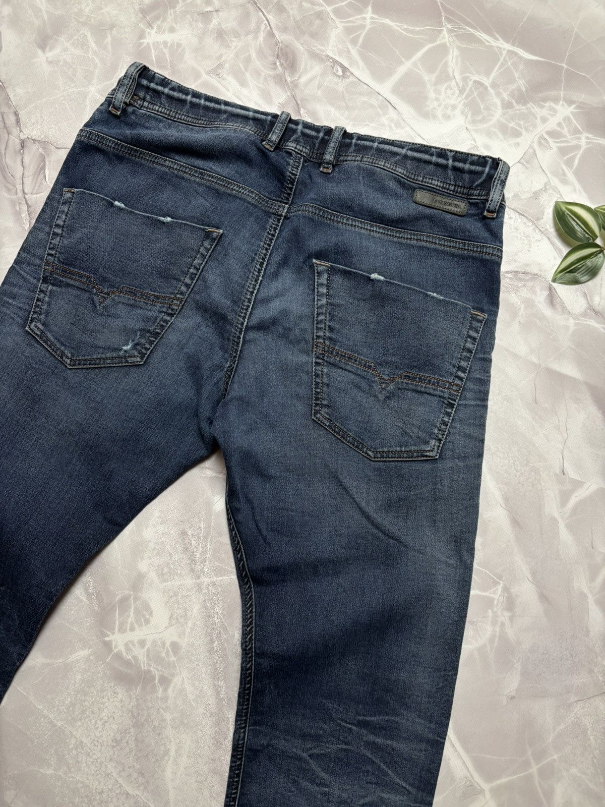 Diesel Diesel Krooley-Ne Jogg Jeans Denim Sweatpants Blue Mens 30 Size US 30 / EU 46 - 11 Thumbnail