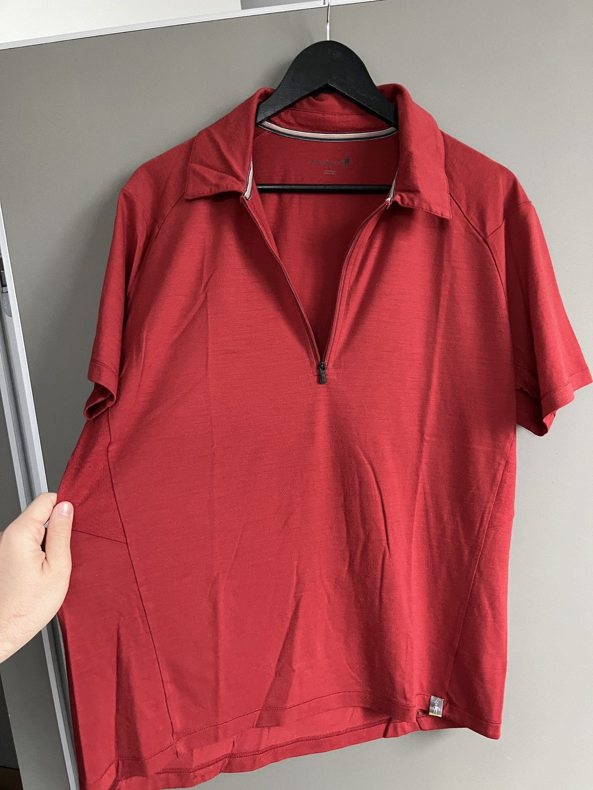 Smartwool Smart Wool Zip Short Sleeve Wool Outdoor Thermo T-shirt Size US L / EU 52-54 / 3 - 8 Thumbnail