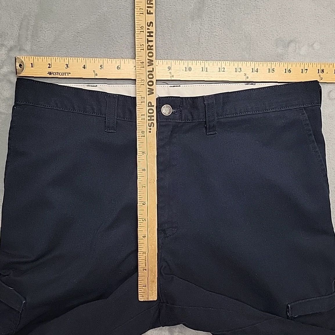 Dickies Dickies Pants Mens 36x34 Blue Cargo Pocket Utility Workwear Retro Comfort Size US 36 / EU 52 - 7 Thumbnail