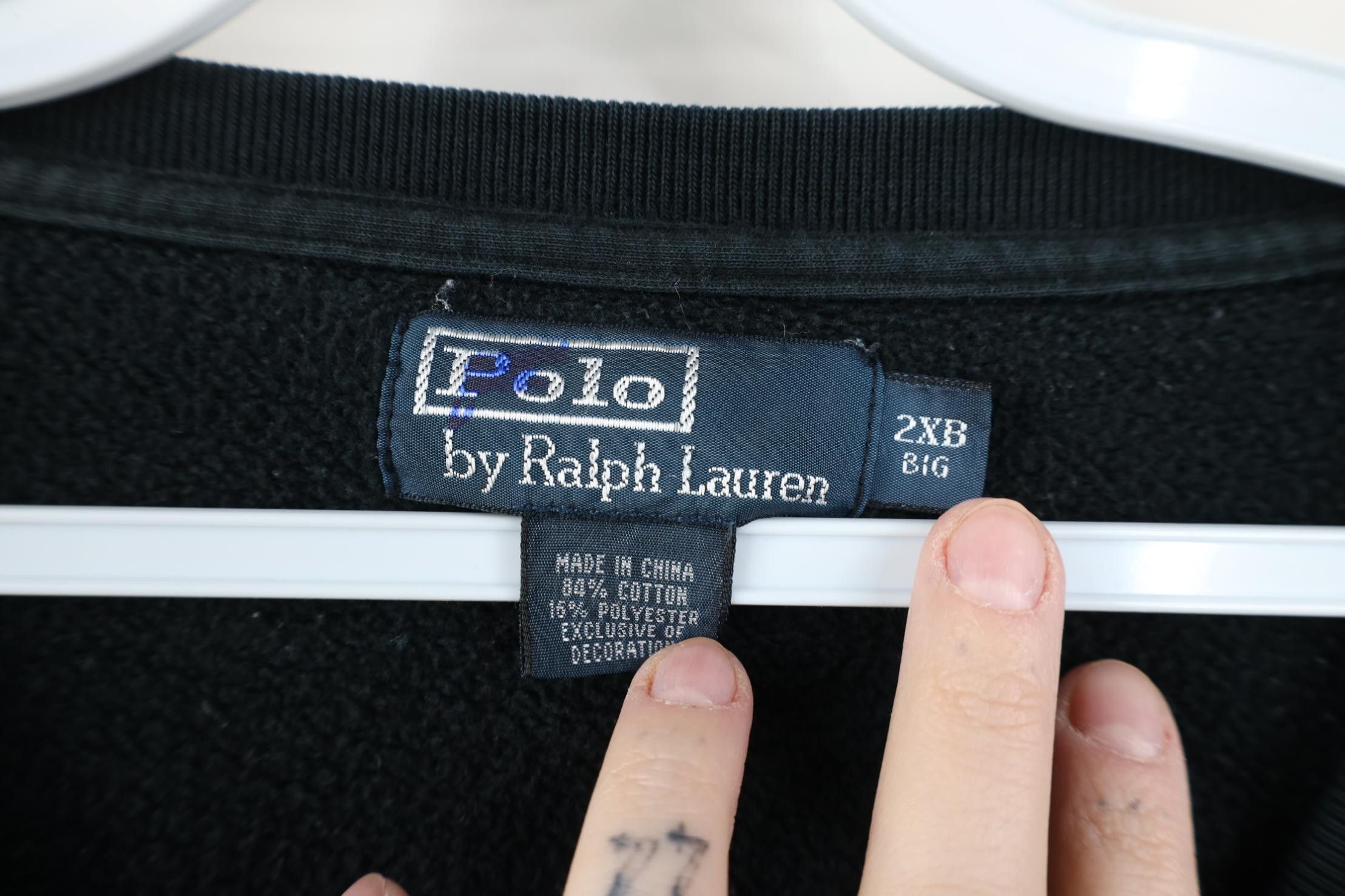 Polo Ralph Lauren Vintage 90s Ralph Lauren Reverse Weave Crewneck Sweatshirt Size US XXL / EU 58 / 5 - 5 Thumbnail