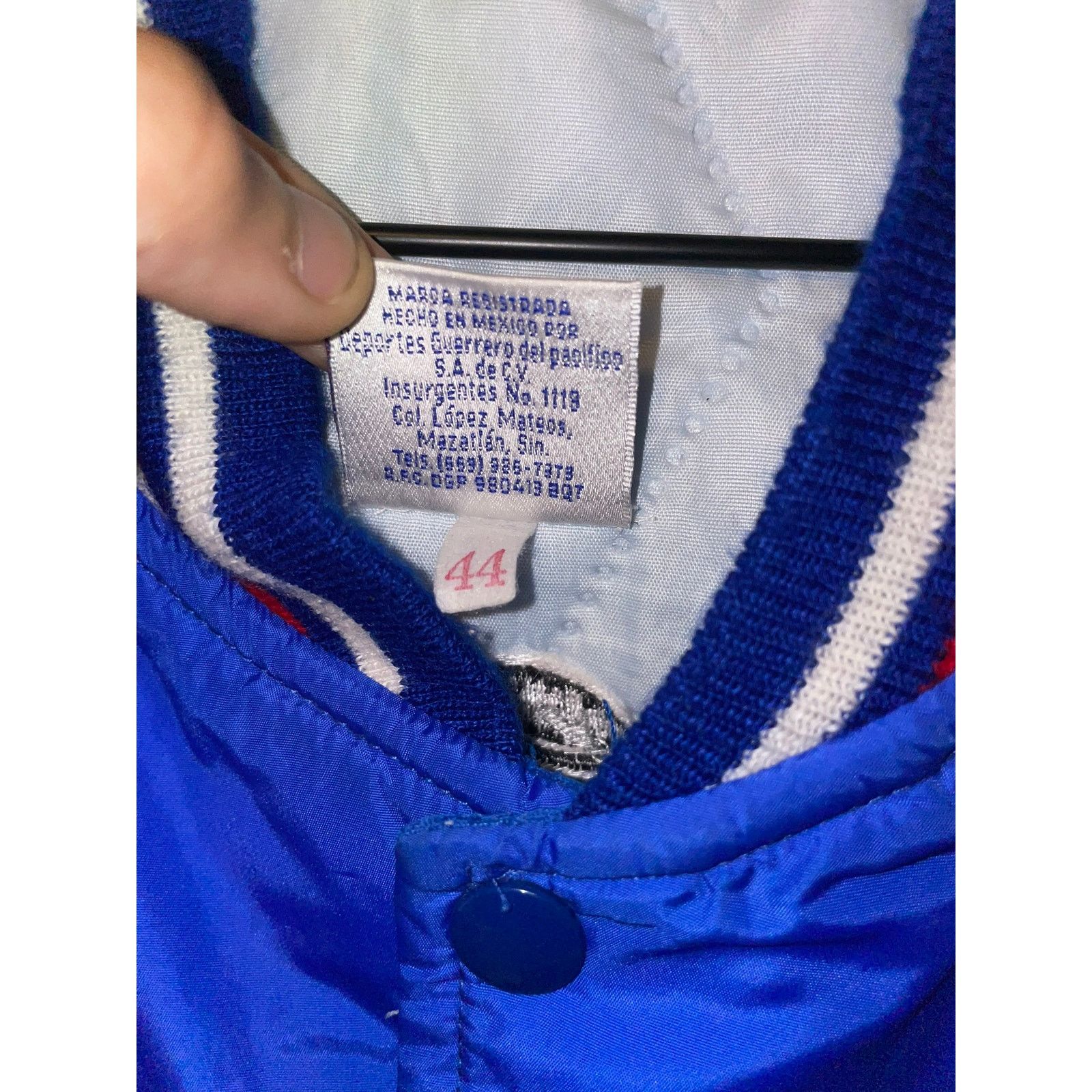 Vintage Vintage Guerrero Bomber Jacket Native American Blue 80s XL Size US XL / EU 56 / 4 - 8 Thumbnail