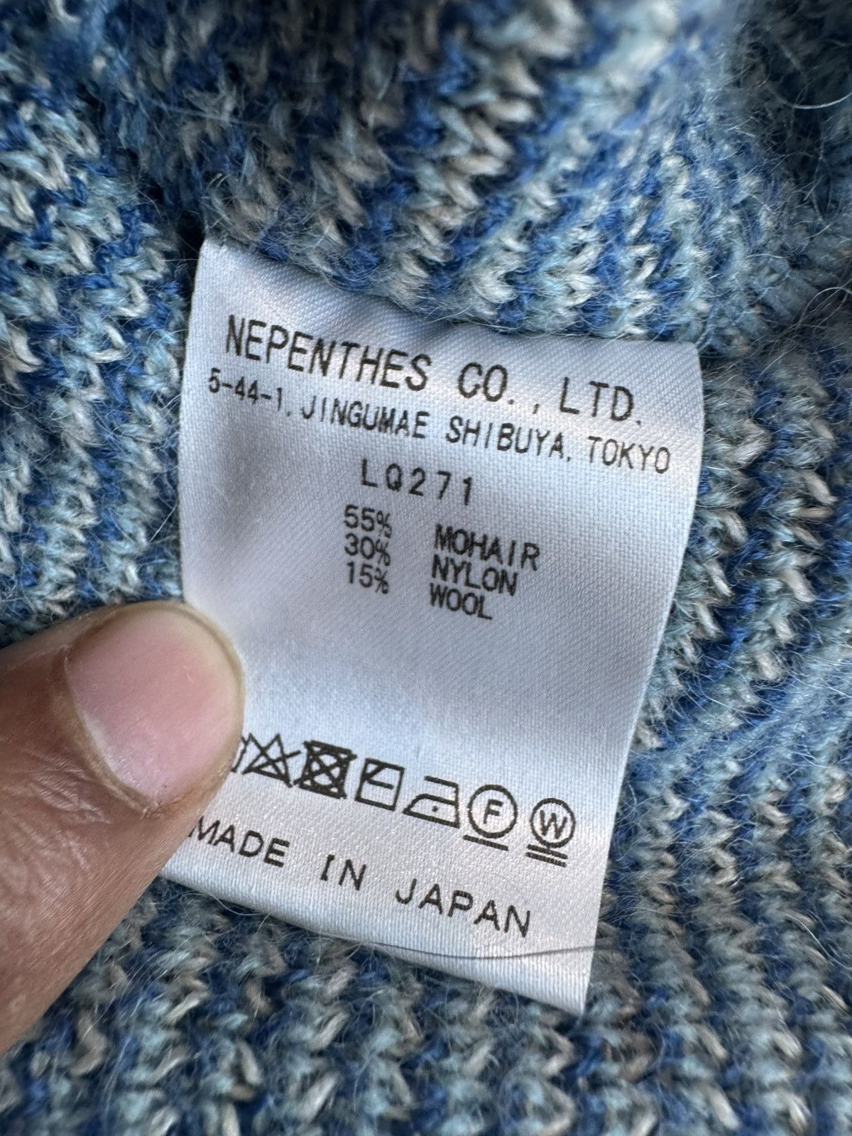 Needles Needles Mohair Checkered Cardigan Size US S / EU 44-46 / 1 - 5 Thumbnail