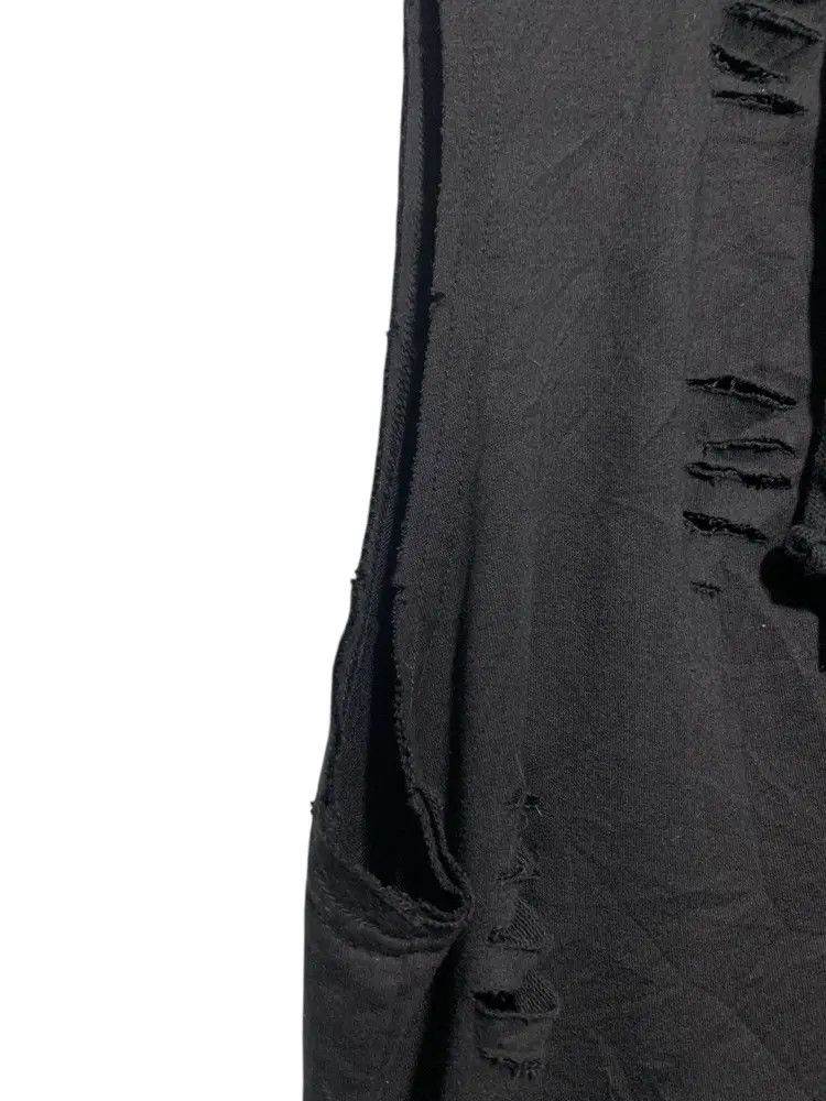 20471120 2000s Rings gothic distressed sleeveless hoodie Size US L / EU 52-54 / 3 - 7 Thumbnail