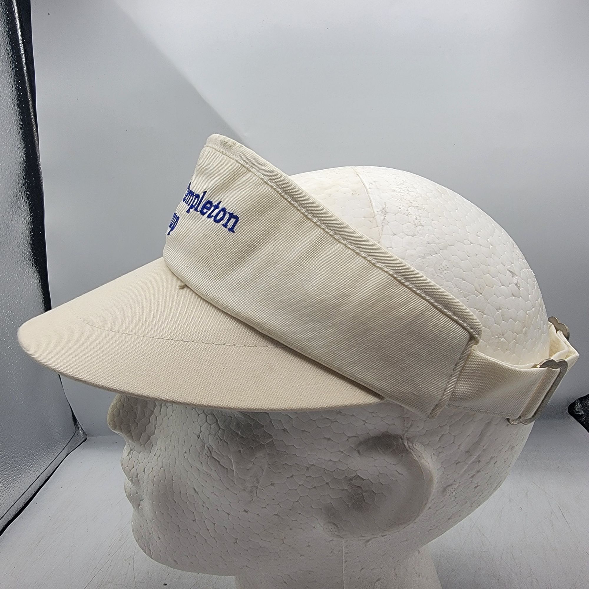 Other Franklin Templeton Group Embroidered Texace Visor Hat Beige Size ONE SIZE - 2 Thumbnail