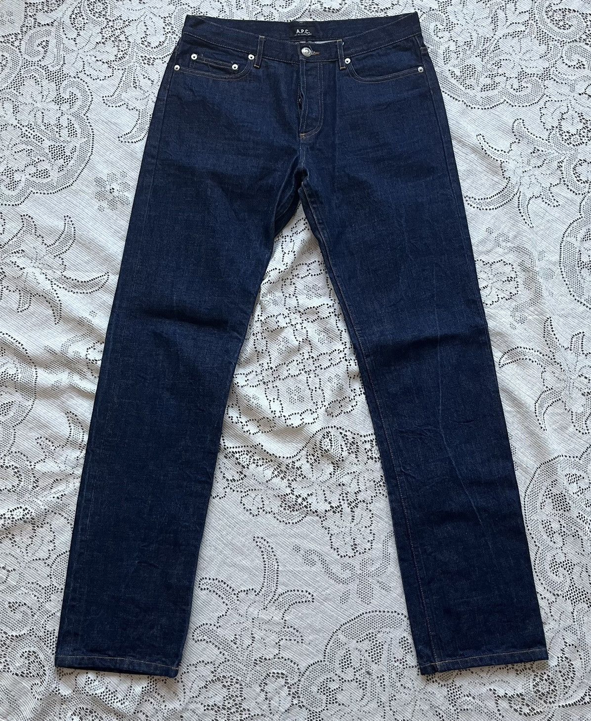 Apc petit selvedge denim jeans size 32 new standard y2k