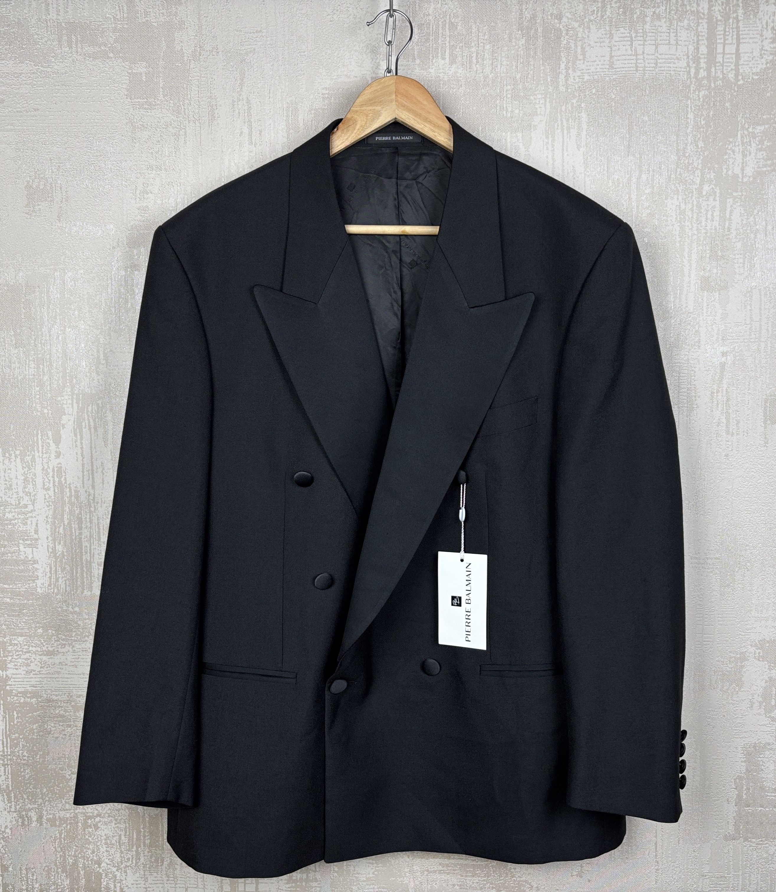 Pierre Balmain Vintage Pierre Balmain Double Breasted Suit Blazer Pants Size 42S - 2 Thumbnail