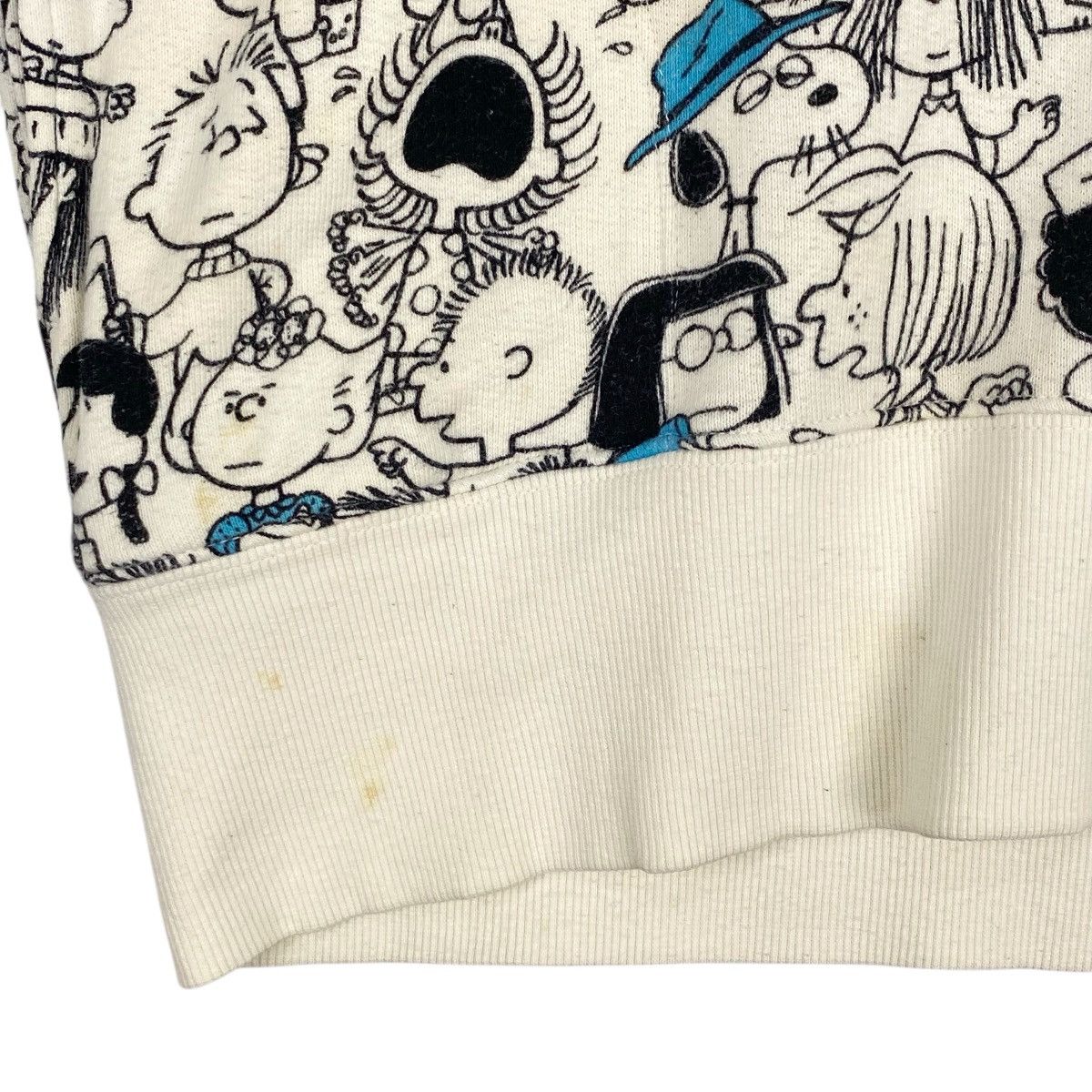 Peanuts × Uniqlo Vintage Peanuts Snoopy Uniqlo Printed Hoodies White Size US L / EU 52-54 / 3 - 7 Thumbnail