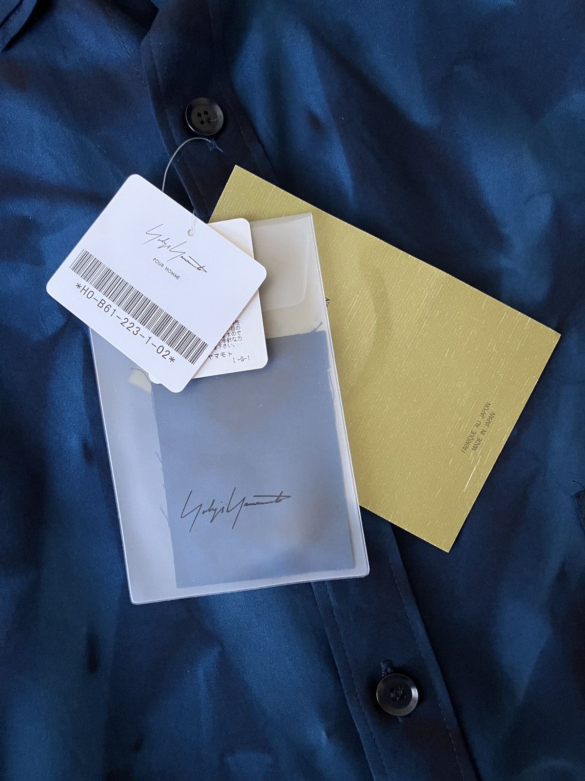 Yohji Yamamoto Yohji Yamamoto Pour Homme AW24 Shirt Size US M / EU 48-50 / 2 - 7 Thumbnail