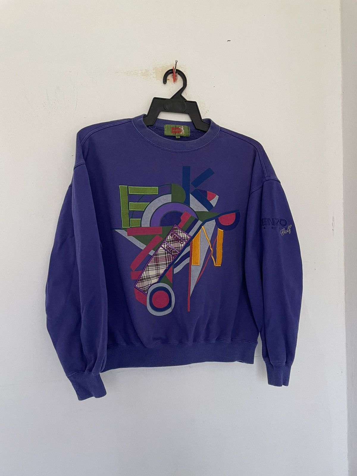 Kenzo VINTAGE KENZO GOLF CROPPED SWEATSHIRT Size US XS / EU 42 / 0 - 1 Thumbnail