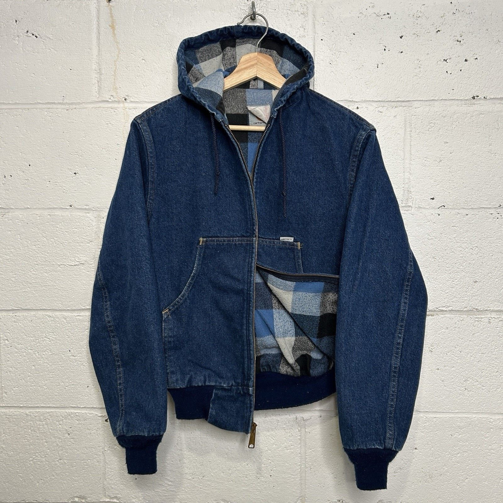 Carhartt DENIM CARHARTT ACTIVE JACKET | Grailed