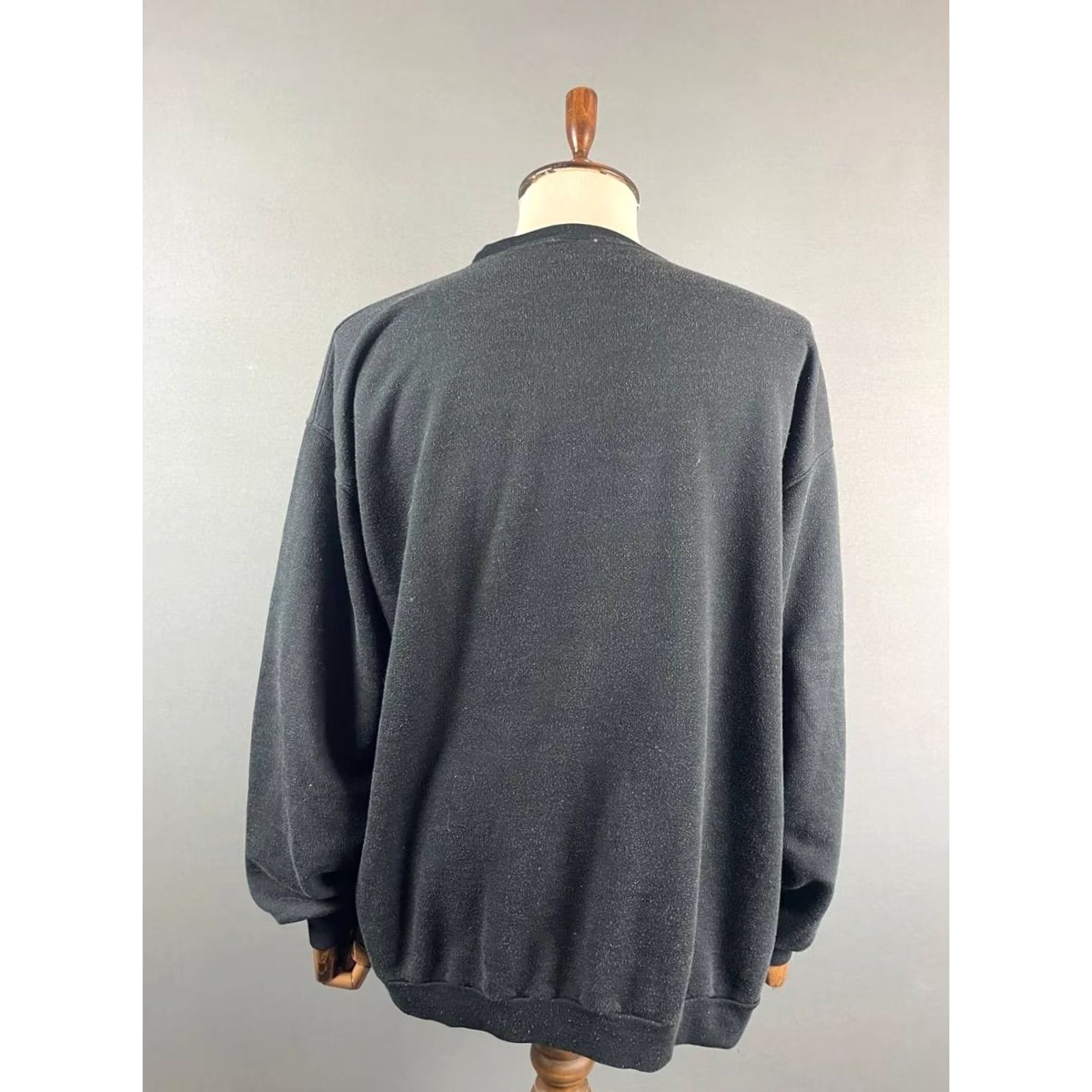 Hard Rock Cafe Hard Rock Cafe London Sweatshirt Men XL Black Cotton Wool Crew Neck Vintage Size US XL / EU 56 / 4 - 2 Thumbnail