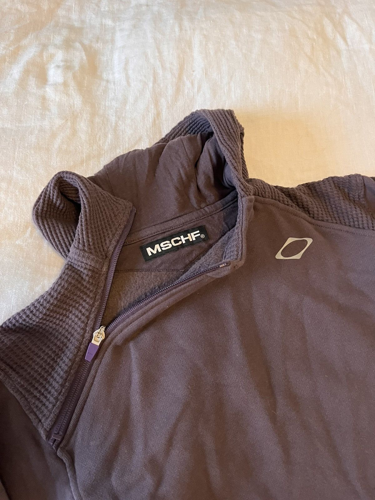MSCHF MSCHF small cropped side zip hoodie purple dusk Size S / US 4 / IT 40 - 5 Thumbnail