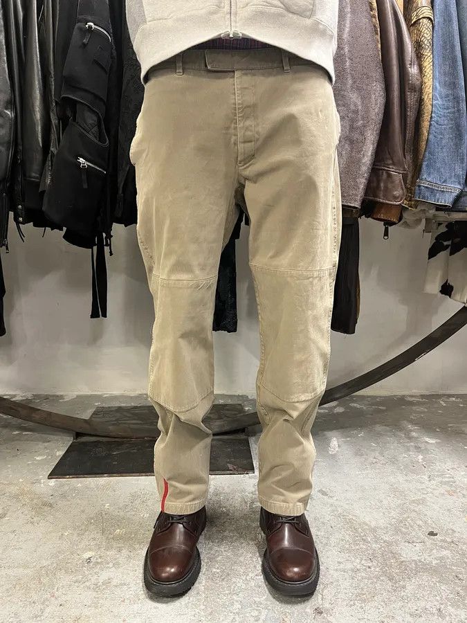 Prada × Vintage 2000s Prada Linea Rossa Beige Pants Size US 33 - 5 Thumbnail