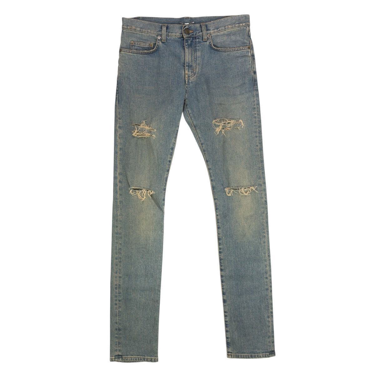 Saint Laurent Paris SAINT LAURENT PARIS SS15 CRASH D02 DENIM Size US 30 / EU 46 - 2 Thumbnail