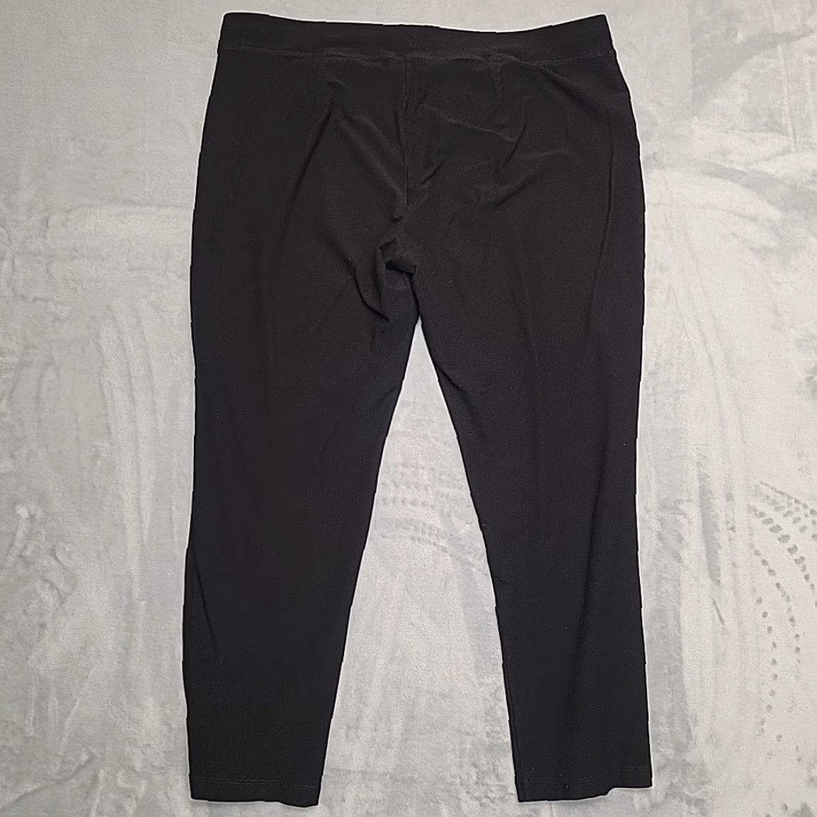 Eileen Fisher VINTAGE Eileen Fisher Pants Womens L Black Yoga Stretch Minimalist Lounge Cropped Size 36" / US 14 / IT 50 - 7 Thumbnail