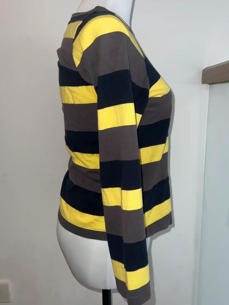 Undercover UNDERCOVER size os 2000 Black and Yellow Stripe Mid Sleeve Size US M / EU 48-50 / 2 - 2 Thumbnail