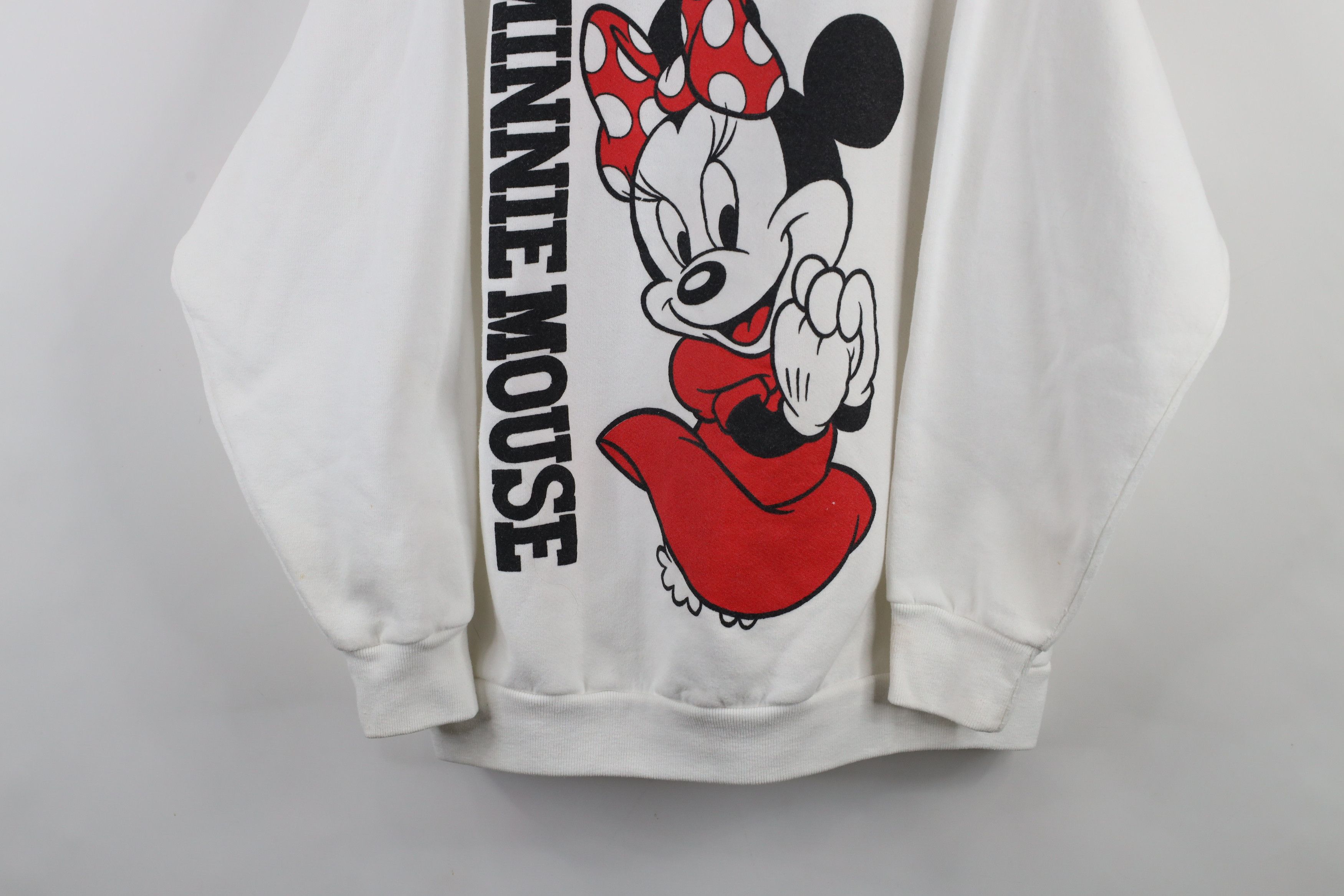 Disney × Vintage Vintage 80s 90s Disney Minnie Mouse All Print Sweatshirt USA Size XL / US 12-14 / IT 48-50 - 3 Thumbnail