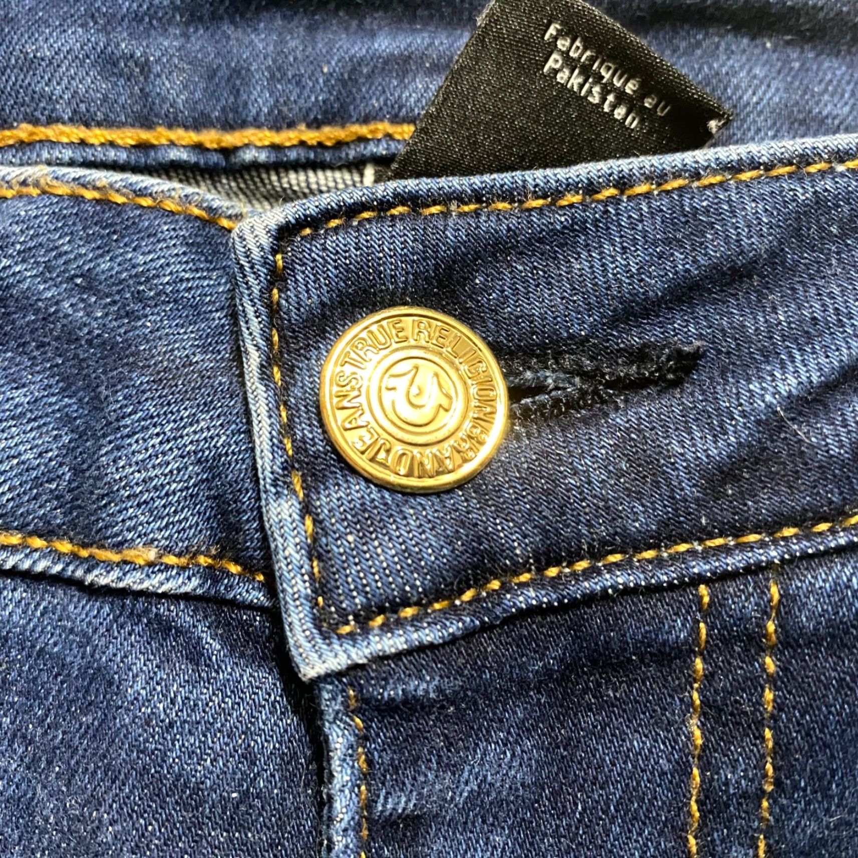 True Religion True Religion Jeans Womens 27 Blue Denim High Rise Skinny Crop 5-Pocket Slim Regular Size 27 Womens Color Blue 90s Theme Designer Brand True Religion Size 27" / US 4 / IT 40 - 6 Thumbnail