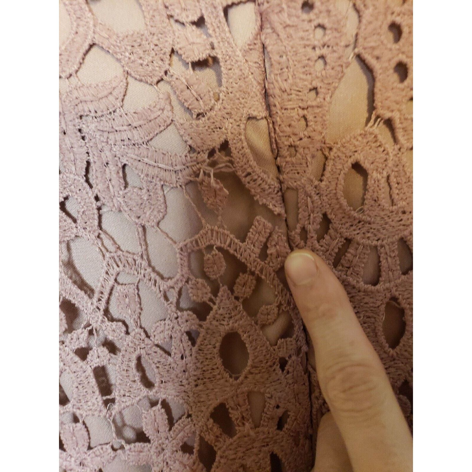 Other Womens SMALL Jessakae Crochet Lace Mesh Short Sleeve Dress Size S / US 4 / IT 40 - 10 Thumbnail
