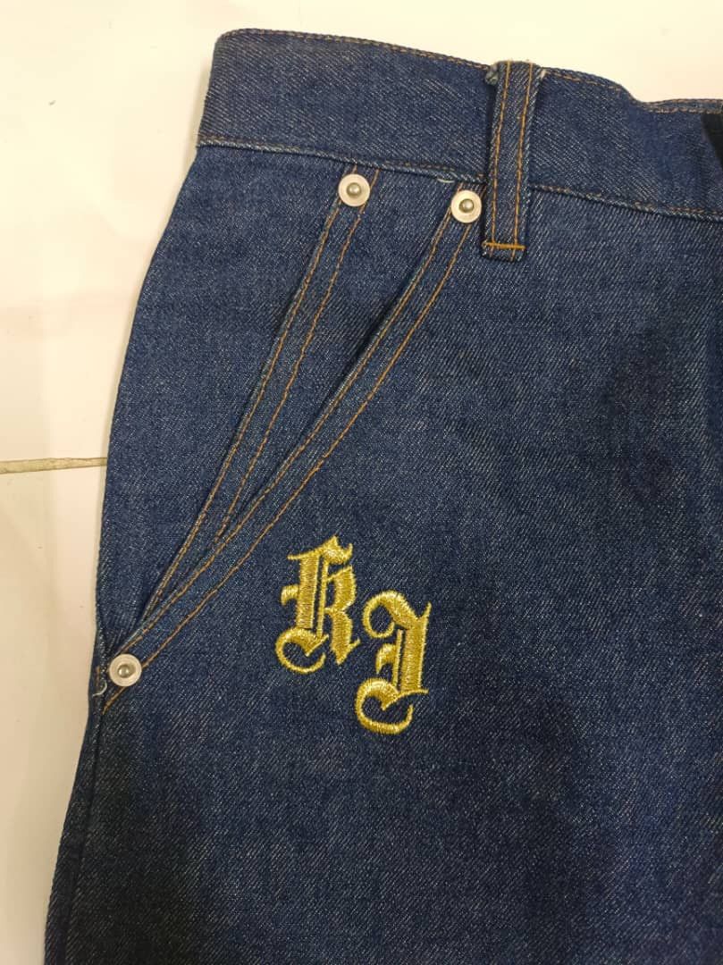 Designer × Kansai Yamamoto KANSAI YAMAMOTO Impact Baggy Jeans Size 26" / US 2 / IT 38 - 5 Thumbnail