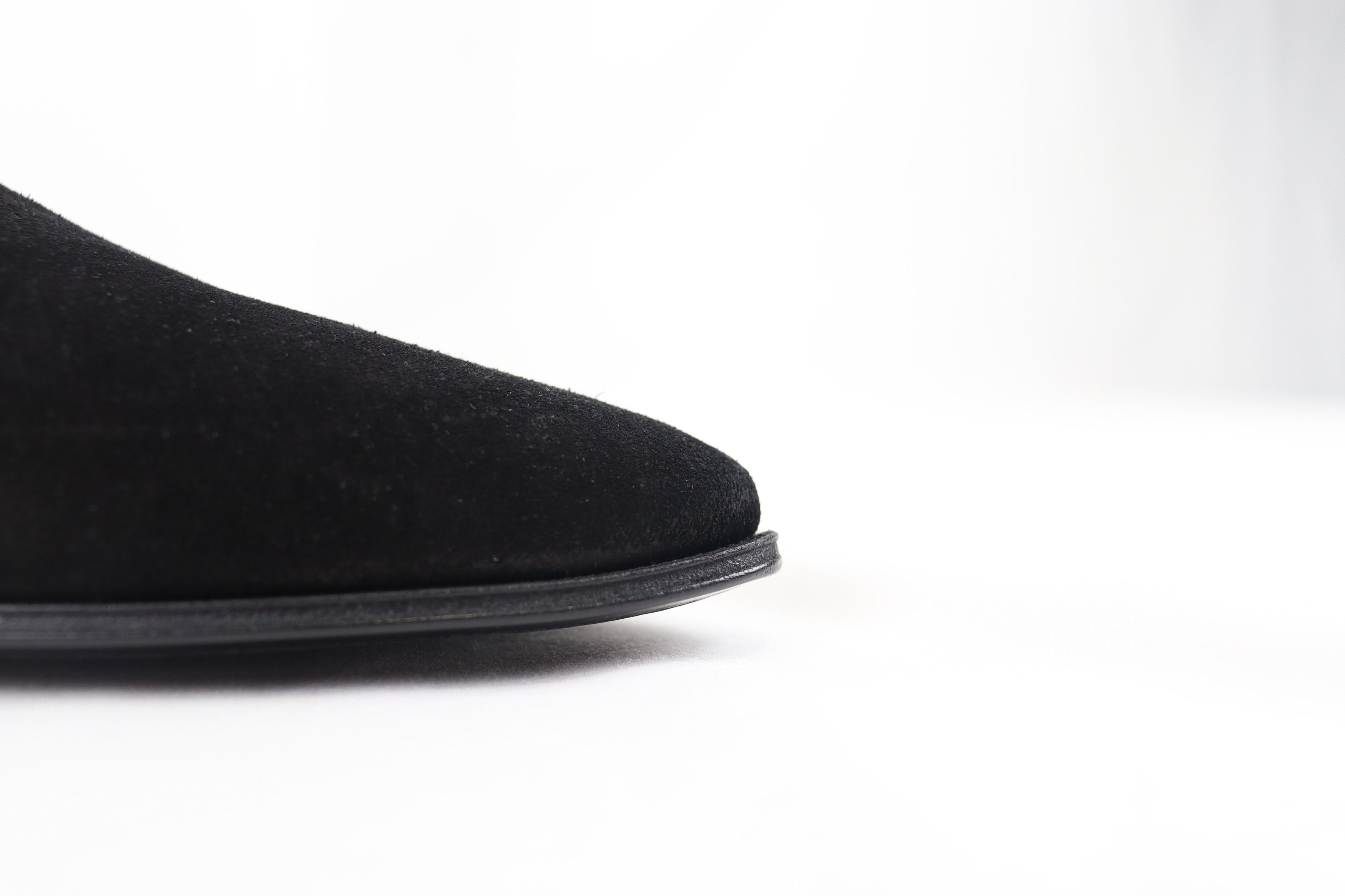 Celine o1rshd11223 Jacno 30 Suede Boots in Black Size US 10 / EU 43 - 10 Thumbnail