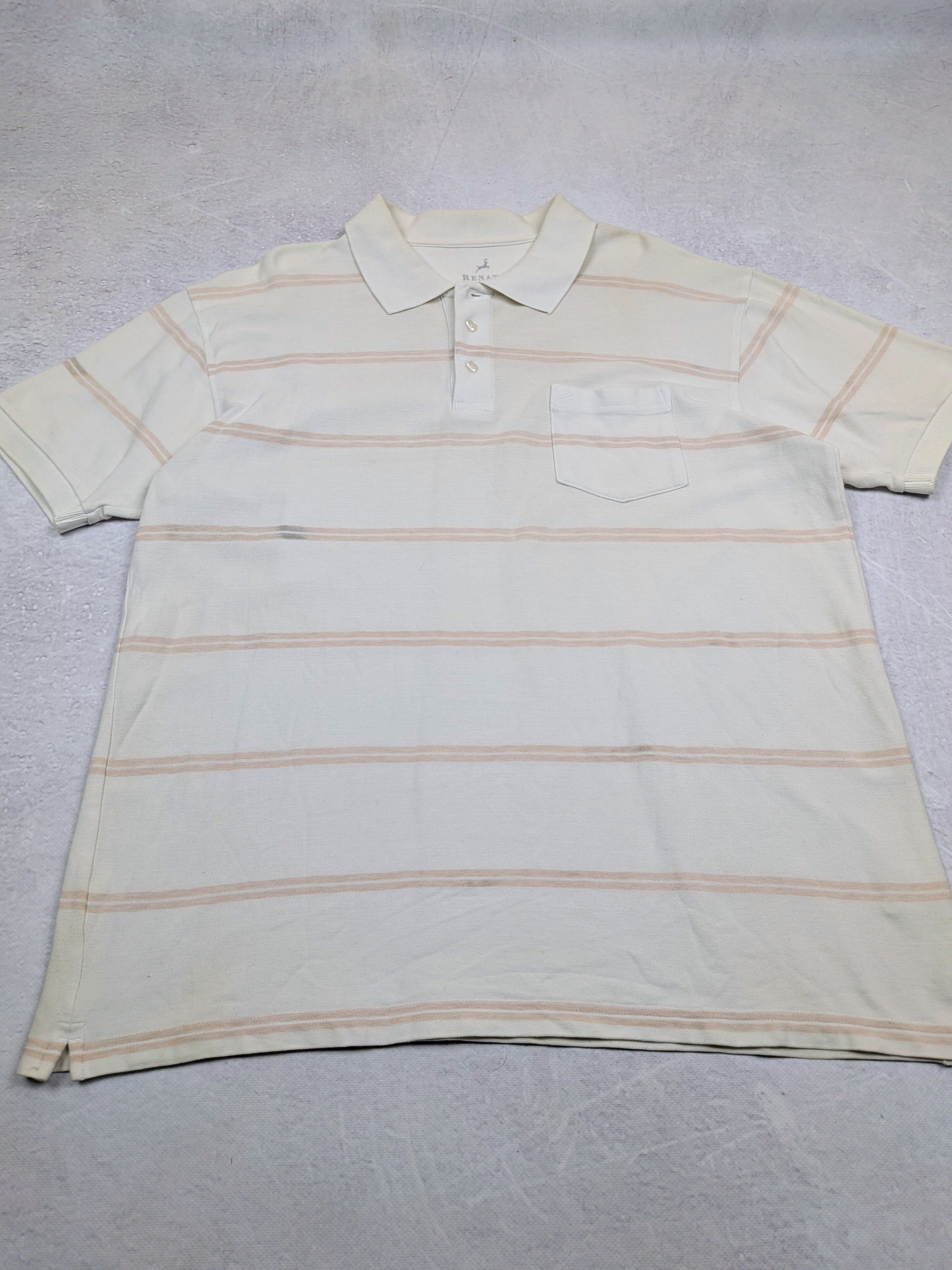Roberto Cavalli Renato Cavalli Premium Cotton Striped Polo Shirt Size XL/XXL Size US XXL / EU 58 / 5 - 3 Thumbnail