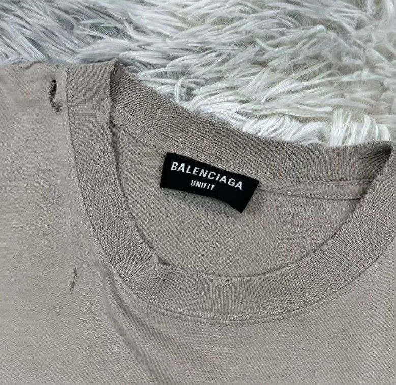 Balenciaga Balenciaga Mosaic Blurred Destruction Short 2410-Nextarrow Size US XXS / EU 40 - 5 Thumbnail