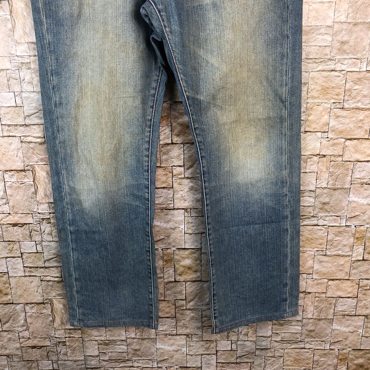 Volcom Volcom vintage skate Blue faded Denim Pants #A1169 Size US 33 - 6 Thumbnail