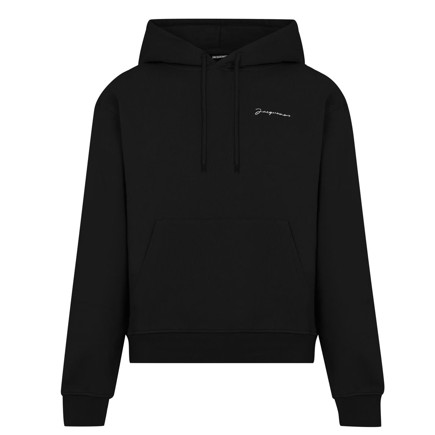 Jacquemus o1g2r1mq0426 Gros Grain Hoodie in Black Size US XS / EU 42 / 0 - 1 Thumbnail