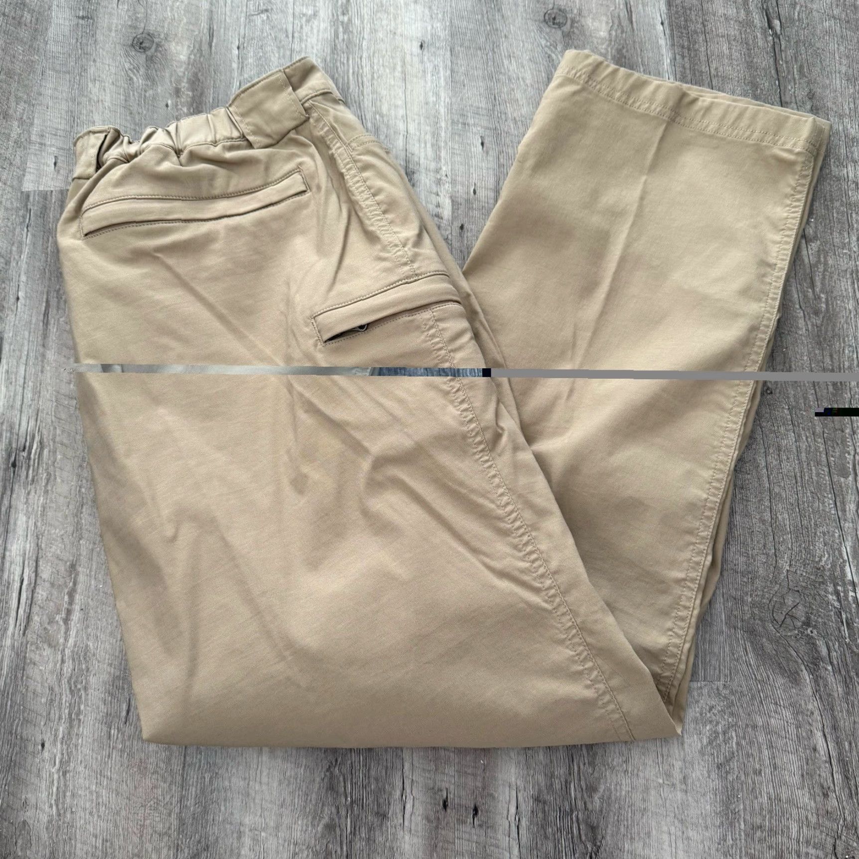 Vintage Duluth Trading Pants Men XL x 32 Tan Cargo Outdoor Hiking Nylon Stretch 84505 Size US 36 / EU 52 - 6 Thumbnail