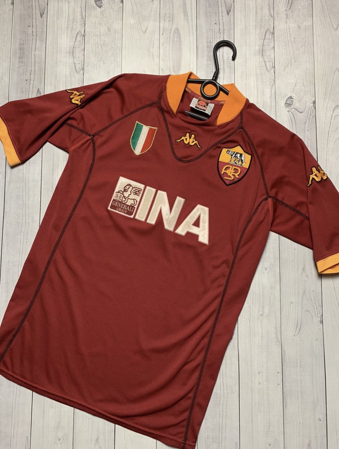 Kappa × Vintage Vintage AC Roma soccer jersey kappa rare size M Size US M / EU 48-50 / 2 - 2 Thumbnail