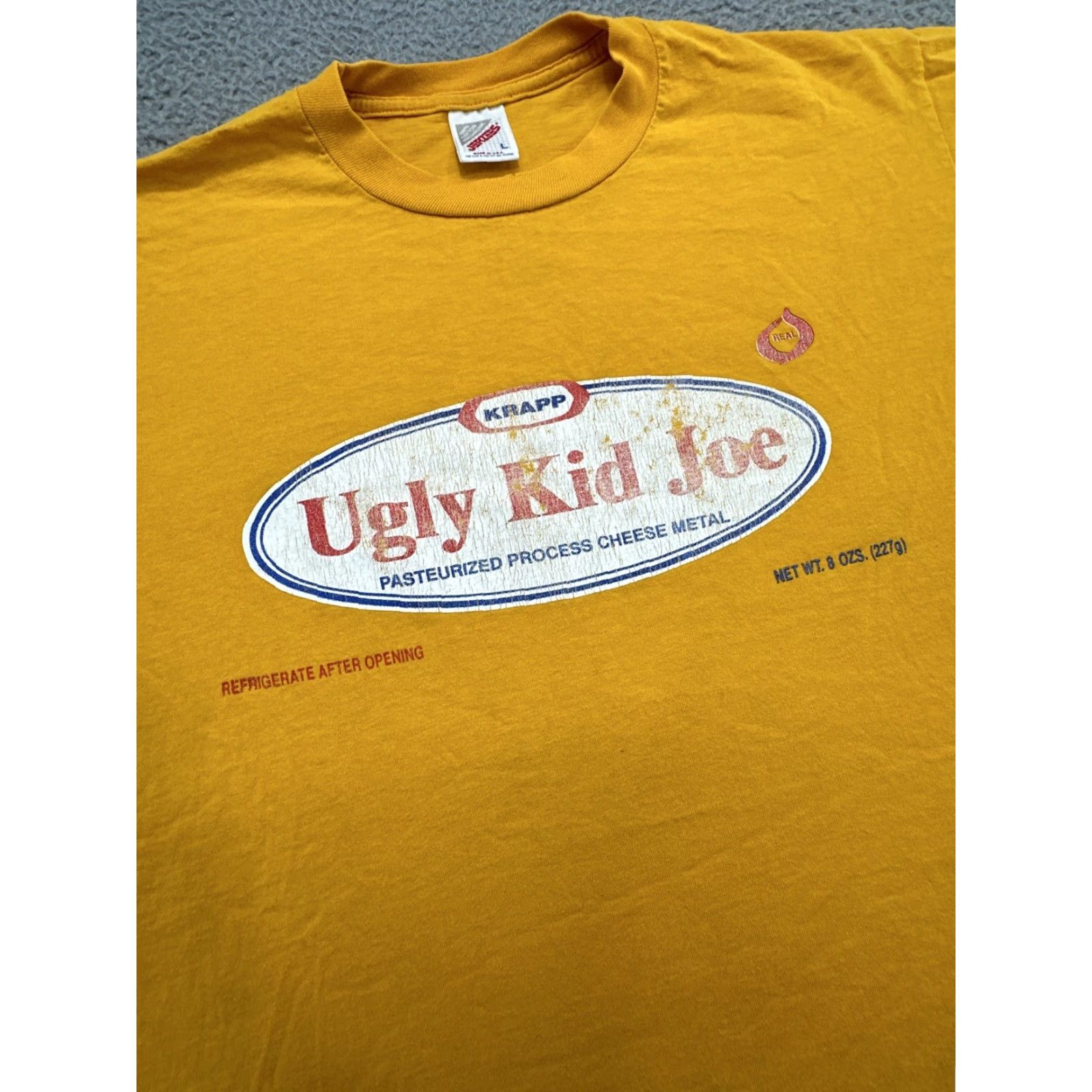Fruit Of The Loom VINTAGE Ugly Kid Joe Tour Shirt Shirt Men XL Black 90s Krapp Cheese Metal Rare Size US XL / EU 56 / 4 - 6 Thumbnail