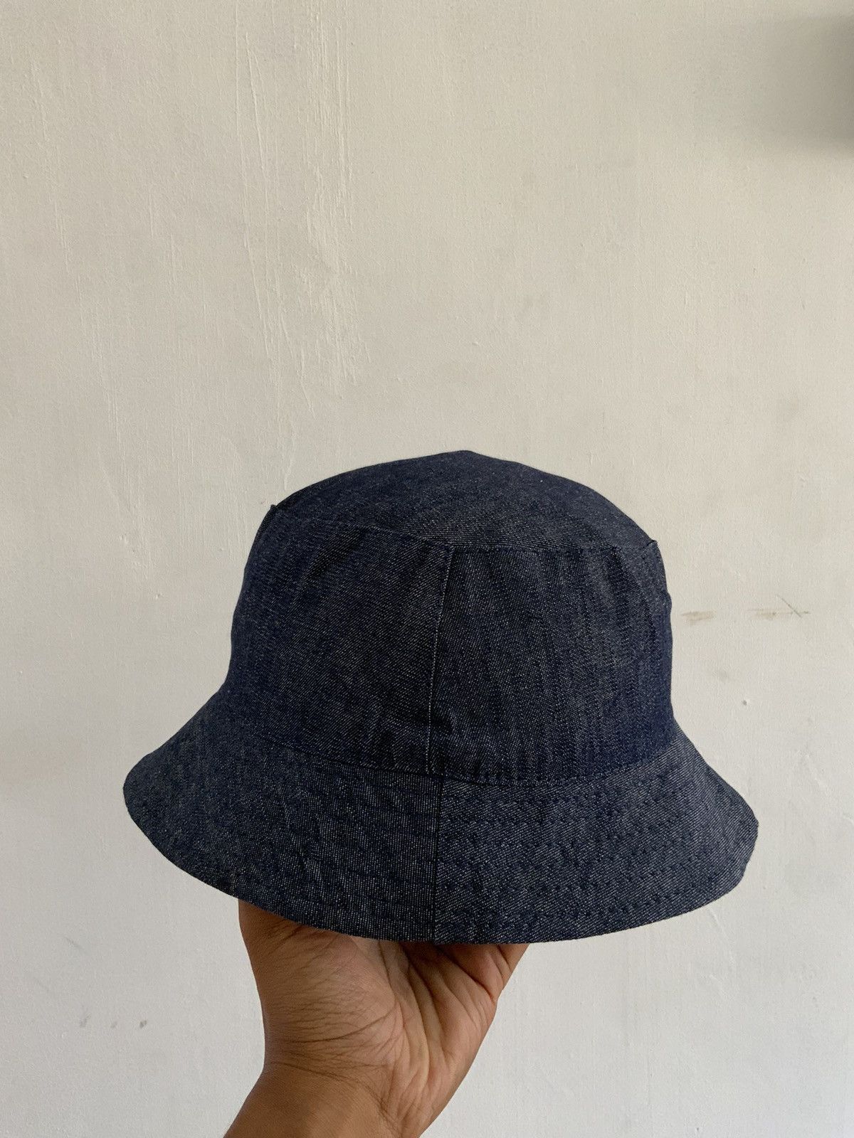 Japanese Brand Reversible Denim Designer inspired Burberry Hat Size ONE SIZE - 3 Thumbnail