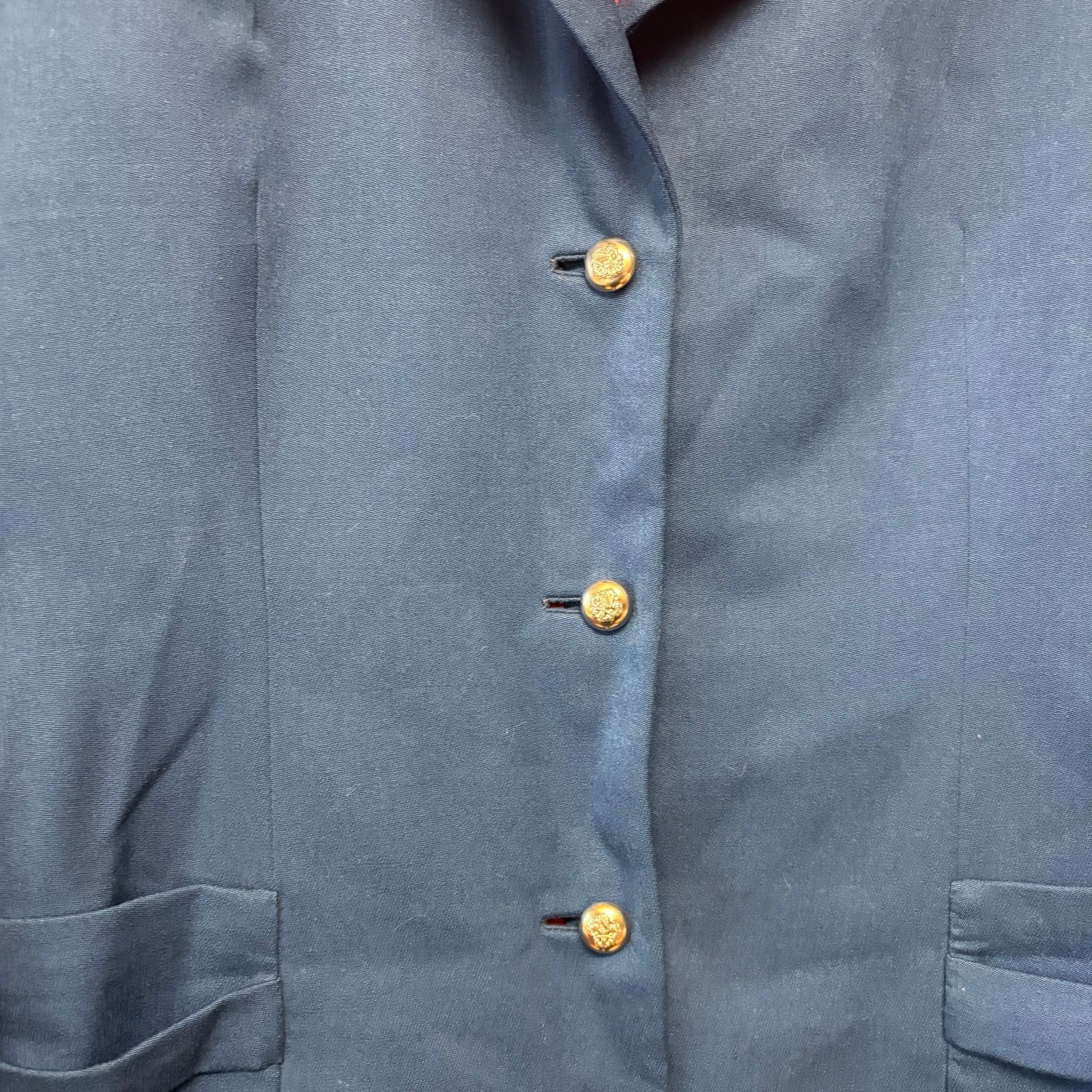 Other Vintage Long Blazer Blue Red 3 Button Long Eclectic Grandpa Size US S / EU 44-46 / 1 - 17 Thumbnail