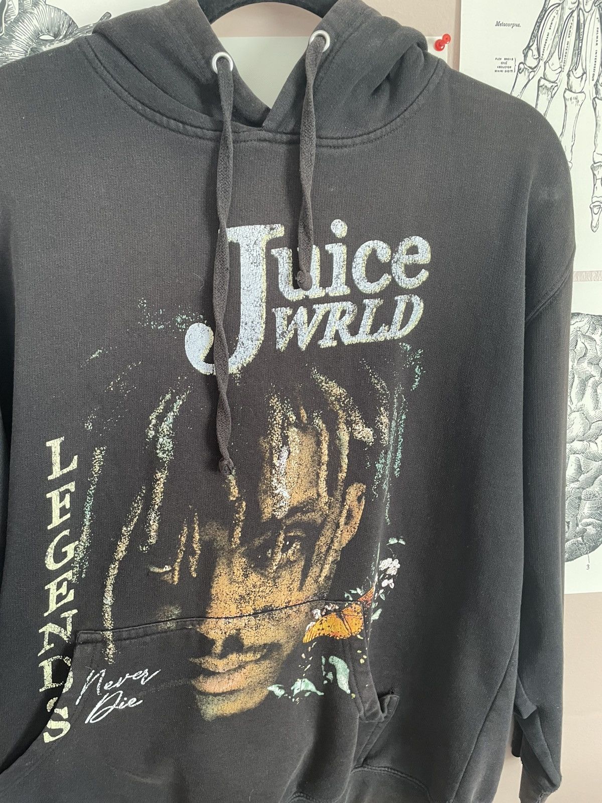 Other used black Juice Wrld hoodie Size US L / EU 52-54 / 3 - 4 Thumbnail
