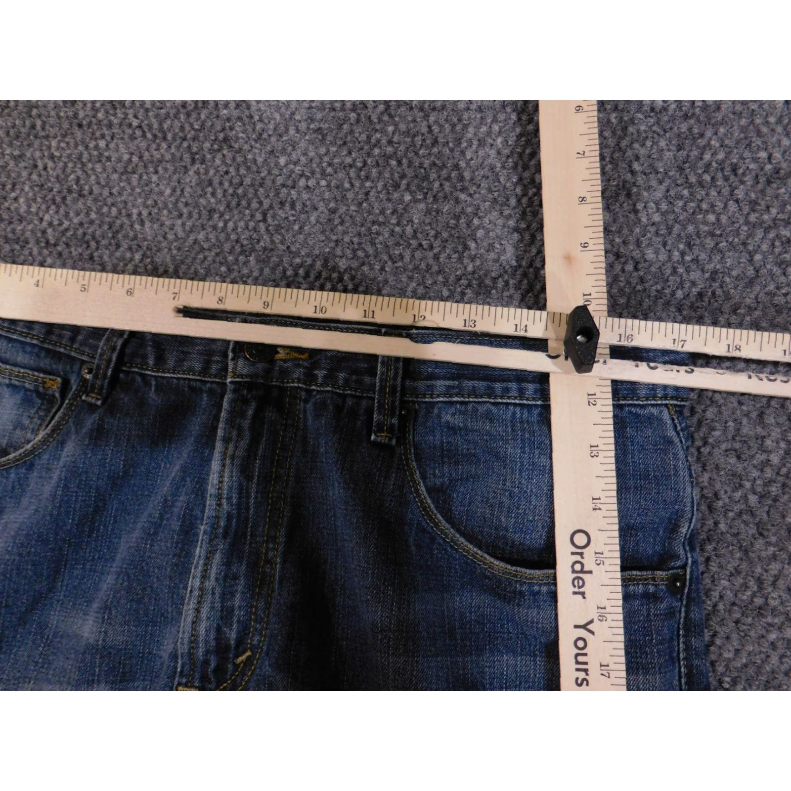 Levi's Levi's 559 Jeans Mens 34x32 Blue Relaxed Straight Denim Pants Classic Wash Size US 34 / EU 50 - 5 Thumbnail