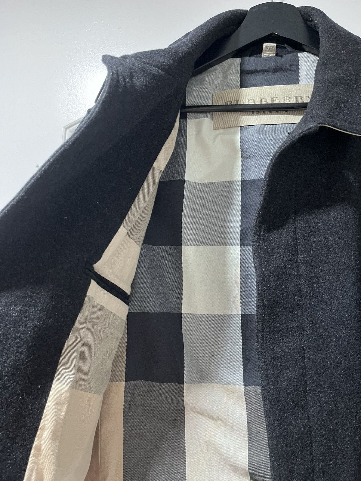 Burberry Burberry Brit Wool coat Size US L / EU 52-54 / 3 - 3 Thumbnail