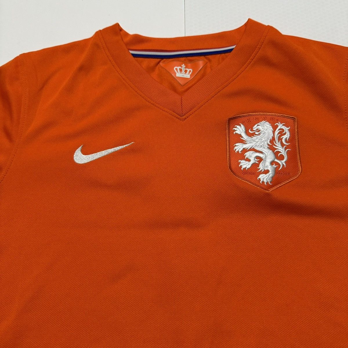 Nike Nike Netherlands National Team KNVB 2014 Men Football Jersey Size US XS / EU 42 / 0 - 4 Thumbnail